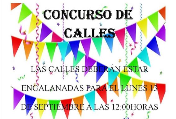 Abierto el plazo para participar en el concurso de calles engalanadas
