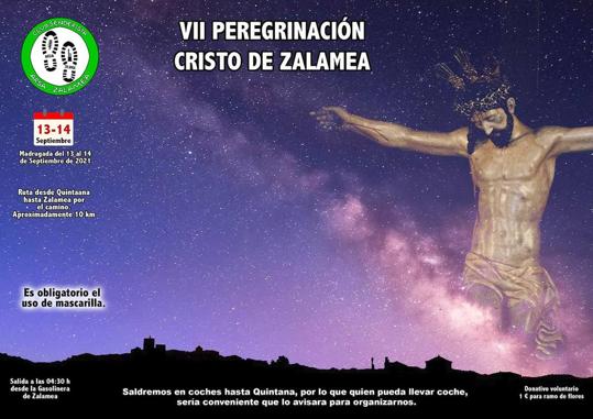 El Club Senderista Arsa-Zalamea organiza la VII Peregrinación al Cristo de Zalamea