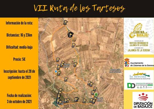 Mañana martes finaliza el plazo de inscripción para participar en la VII Ruta de los Tartesos