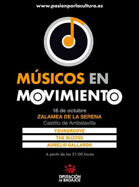 Los conciertos del festival 'Músicos en Movimiento' se celebrarán el 16 de octubre en Zalamea