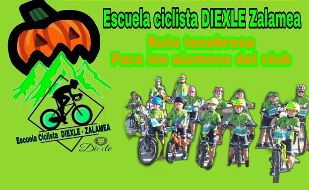 La Escuela Ciclista Diexle Zalamea organiza una 'ruta tenebrosa' para el próximo domingo
