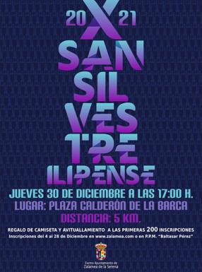 La X San Silvestre Ilipense se celebrará el jueves 30 de diciembre