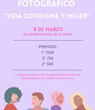 Convocado el concurso fotográfico 'Vida Cotidiana y mujer en Zalamea de la Serena' con motivo del 8M