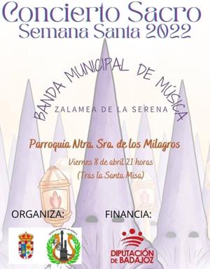 La Banda Municipal de Música ofrecerá el Concierto Sacro de Semana Santa el día 8 de abril