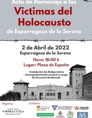 Esparragosa de la Serena rinde homenaje a las víctimas del holocausto nazi de la localidad