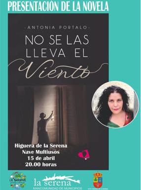 Antonia Portalo publica su segunda novela, 'No se las lleva el viento'