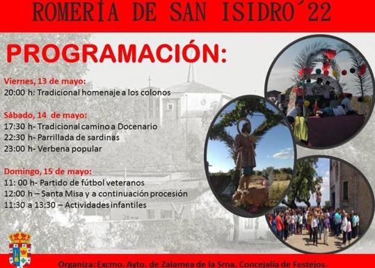 Publicada la programación de la Romería de San Isidro 2022