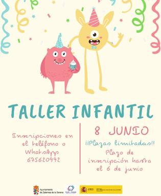 El Centro Cultural acoge un taller infantil el próximo miércoles