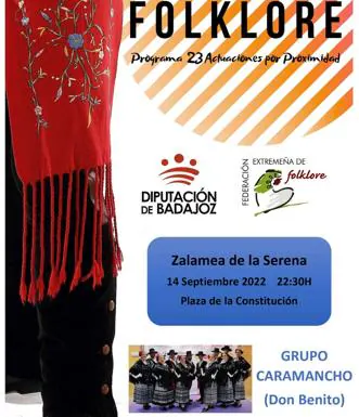 El grupo de folklore 'Caramancho' actuará el 14 de septiembre de Zalamea