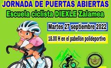 La Escuela Ciclista Diexle Zalamea celebra el martes una jornada de puertas abiertas
