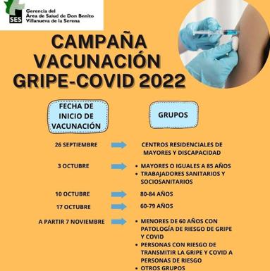 Comienza la campaña de vacunación Gripe-Covid 2022